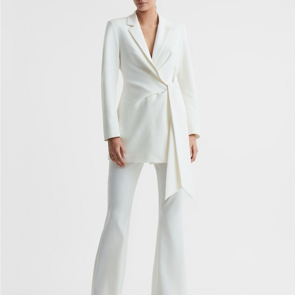 SIGNIFICANT OTHER NULA BLAZER DOUBLE BREASTED BLAZER/MINI DRESS, CREAM,$510,Sz 6